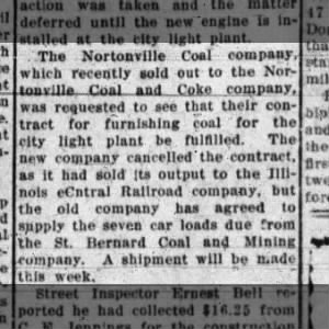 Nortonville Coal is sold